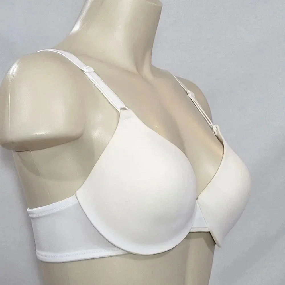 34B Warner's 1593 This is Not a Bra Full Coverage Underwire Bra White   New with